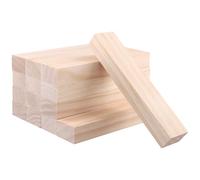 MOUYAT 14 PCS 20x4x2.5cm Wooden Blocks, Unfinished Rectangle Wood Blocks for Carving, Wooden Carving Blocks for Crafts Painting Arts