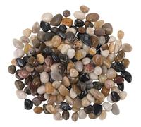 MOUYAT 5.5Lb Pebbles for Plant Pots, 1-2 cm Polished Decorative Stones, Mixed Coloured River Rocks for Vase Fillers, Aquarium, Succulent, Outdoor Decor