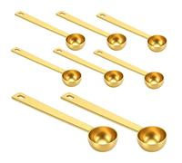 MOUYAT 8PCS 5g Scoop, Stainless Steel Coffee Scoop, Long Handle 5g Measuring Spoon for Coffee, Protein Powder, Matcha and Baking
