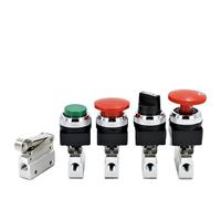 MOV-01 Two-Position Two-Way Mechanical Valve Pneumatic Travel Switch Button Knob Manual Valve(MOV-321PP)