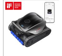 MOVA Diver A10 Cordless Robotic Pool Vacuum Cleaner, 6,000GPH Suction, 240min Runtime, Wall Climbing & Double-Pass Waterline Scrubbing, AI-Powered Edge Cleaning & Path Planning, Auto Parking, 8 Modes
