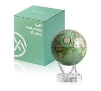 MOVA Globe - Antique Cassini Green Signature (6") | Rotating Solar-Powered Globe with 18th-Century Map | Elegant Vintage Desk Decor