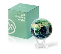 MOVA Globe - Earth with Clouds Prestige (8.5") | Self-Rotating Globe Powered by Light | Silent Motion, No Batteries or Wires | Unique Desk Decor or Gift for Space Lovers