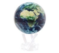 MOVA Globe Earth with Clouds - Self-Rotating Desk Globe Powered by Light