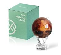 MOVA Globe - Mars Classic (4.5") | Rotating Planet Model for Space Decor and Astronomy Gifts | Solar-Powered Motion | No Batteries or Cords Needed