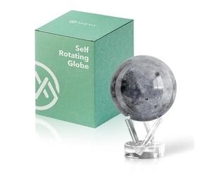 MOVA Globe - Moon Classic (4.5") | Rotating Lunar Globe Powered by Light | No Batteries Needed | Unique Desk Decor or Gift