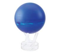 MOVA Globe Neptune 4.5" with Base, Solar Powered Rotating Globe No Need of Battery or Chord, Unique Gift and Decoration