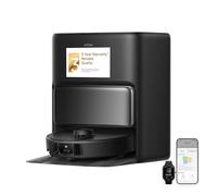 Mova P50 Pro Ultra Robot Vacuum and Mop, 19,000Pa Suction with Anti-Tangle Brush, Removable & Liftable Mop for Carpet & Floor, 167℉ Mop & Washboard Self Drying & Cleaning, Auto Empty & Refill, Black