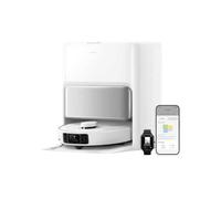 MOVA P50 Pro Ultra Robot Vacuum Cleaner with Flexible Mop, 19,000 Pa Suction, Anti-Tangle Brush, Edge to Edge Cleaning, Self Cleaning of Mop and Washboard at 75°C, Automatic Emptying