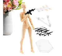 Movable Articulated Figures - Flexible Articulated Figure, Posable Art Model | Stop Motion Small Figure for Drawing, Photography, Multipurpose Figure for Home Decoration, Exhibition, Creative