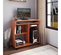 Movable Computer Desk with Sliding Keyboard Tray