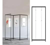 Movable Folding Display Rack,Portable Folding Display Rack for Art Exhibitions - Aluminum Advertising Shelf, MultiFold Poster Stand, Gallery Display Board - Ideal for,8pcs-100x200cm/39.4x78.7in