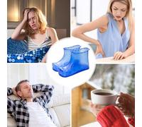 Movable Foot Soaker - Anti-Slip Foot Bath Shoes | High-Density Feet Soaking Tub | Feet Spa Soak Shoe | Heatproof Bath Massager Basin For Thermal Massage To n And Others