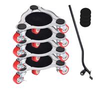 Movable for Heavy Furniture - High Performance Carbon Steel Triangle Trolley with n, Large Tool for Moving Furniture Lifters | Furniture Movement Wheel for Home, Wardrobe, Fridge