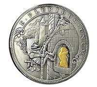 Movable Mechanism Coin Roman Booteen Amazing Art 'Peeper' Hobo Nickel Morgan Dollar Magic Collectible Creative Gift Handmade Commemorative