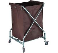 Movable Serving Trolley Cart for Home Hospital & Clinic - Laundry Hamper Sorter Multi-Purpose Rolling Cart for Easy Transport & nization