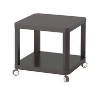 Movable Side Table on Casters, 2-Layer Coffee Table for Living Room, Versatile Negotiation Table, Ideal for Sofa Side Use