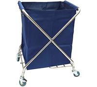 Movable Trolleys Laundry Basket Hamper Laundry Trolley Cart With Removable Fabric Bags Laundry Container On Wheels Foldable Leg Laundry Sort