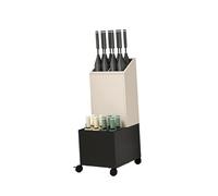 Movable Umbrella Stand Rack,Umbrella Holder Bin with Pull-out Drain Tray, for Hotel Hallway Dining Room(Color 3,24x25x60cm)