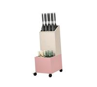 Movable Umbrella Stand Rack,Umbrella Holder Bin with Pull-out Drain Tray, for Hotel Hallway Dining Room(Color 1,48x25x60cm)