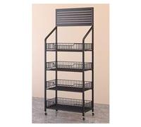 Movable Wire Shelving Unit for Kitchen & eryVetable Display Shelf Sto R for Grocery & Convenience Store& Versatile Sto Solut