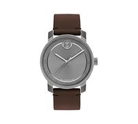 Movado Men Analog Swiss Quartz Watch with Leather Strap 3600916