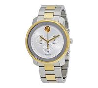 Movado Men's Bold 44mm Two Tone Steel Bracelet Swiss Quartz Watch 3600432