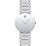 Movado Women's 0607547 Sapphire 28mm Quartz Watch in Silver Movado Silver One Size