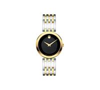 Movado Women's Analog-Digital Swiss Quartz Watch with Two-Tone-Stainless-Steel Strap 0607053