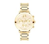 Movado Women's Bold Evolution Gold Ion-Plated Stainless Steel Case and Link Bracelet, Yellow Gold (Model: 3600788), Yellow Gold Plated, Quartz Watch, Yellow Gold Plated, Quartz Watch