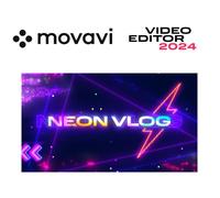 Movavi Video Editor 2024 - Neon Vlog Pack DLC Steam CD Key