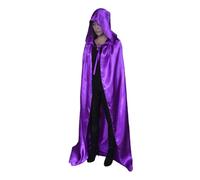 MOVAWAKY Adult Capes Halloween Witch Cape Shiny Metallic Cosplay Robe Bling Glitter Sparkly Cloaks Party Costumes For Womens Mens Medieval Renaissance Hooded Coat Christmas Dress-Up Costume Gift