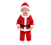 MOVAWAKY Baby Girl Christmas Outfit New Born Rompers 0-3 Month Plus Size Costumes Black Jumpsuits Bodysuit For Boy Winter Outfits Toddler Kids Clothes 3-6 Months Girls