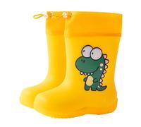 MOVAWAKY Baby Wellies, Waterproof Wellington Boots for Children White Boots Kids Lightweight and Easy to Put On Unisex Children's Wellington for Baby, Little Kid, Big Kid