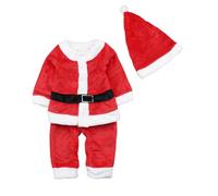 MOVAWAKY Babys Christmas Outfit Rompers Costume Baby Quilted Thicken Down Puffer Hooded Romper Jumpsuit Peter Pan Collar Bodysuit Girl 1St First Birthday Clothing For