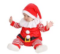 MOVAWAKY Christmas Outfits For Baby Girls Romper Cotton Blend Winter Tree Costume Kids Toddle Long Sleeve Jumpsuit With Hat Bodysuit Boy Newborn Clothes Yours Clothing