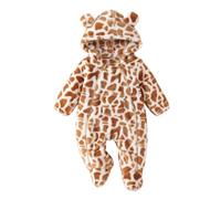 MOVAWAKY Christmas Outfits For Boys,Baby Boy Suits 6-9 Months Newborn Baby Bodysuits Quilting Process Double Zipper Unisex Rompers Angel Costume Kids 1st Hat Jumpsuit