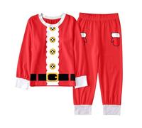 MOVAWAKY Christmas Outfits For Girls New Born Baby Rompers 0-3 Month Elf Costume Jumpsuit With Hat Outfit 0-24M Long Sleeve Bodysuit 3 To 6 Months My First Boy Xmas
