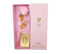 MOVAWAKY Crystal Rainbow Flower,Eternal Rose Black Forever Roses In Box | Flower Boxes For Bouquets 90Th Birthday Gifts For Women For Her Best Present For Mum Wife Grandma Sister