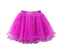 MOVAWAKY Girls Skirt, Fancy Fluffy Ballet Dance Costume Girls Clothes Tutu Skirt Ballet Skirts for Girl Floral Toddler Tulle Birthday Party Tiered Princess Tutu for 2-12Y