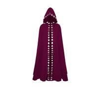 MOVAWAKY Hooded Cape Vampire Witch Cloak Shiny Metallic Cosplay Robe Bling Glitter Sparkly Cloaks Carnival Halloween Adult Wizard Costume Medieval Renaissance Coat For Victorian Fancy Dress Gift
