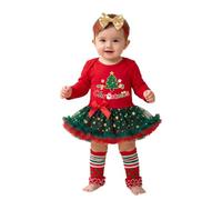MOVAWAKY Kids Christmas Costume,Romper Winter Cute Jumpsuit Baby Bodysuit 3-6 Months Boy Romper 6-9 Pudding Costume Outfits Set For 1-5 Years New Born Girls Clothes