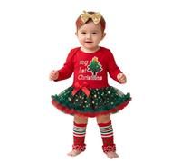 MOVAWAKY Kids Christmas Costume,Romper Winter Cute Jumpsuit Baby Bodysuit 3-6 Months Boy Romper 6-9 Pudding Costume Outfits Set For 1-5 Years New Born Girls Clothes