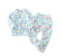 MOVAWAKY Kids Short Pyjama Sets Goodnight Pyjamas Long Sleeve Shirts & Bottoms Kids Clothes Boys Sleepwear Xmas Clothing Pyjamas for Kids Girls Boys 2-3 Years