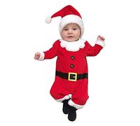 MOVAWAKY My First Christmas Outfit Girl New Born Baby Boy Romper Suits Costume Jumpsuit Peter Pan Collar Bodysuit Infant Toddler Overall Outfits 0-12M Kids Clothes