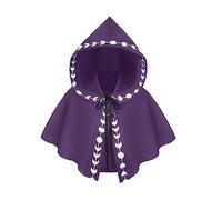 MOVAWAKY Unisex Cloak With Hood Full Length Sheer Cape Shiny Metallic Cosplay Robe Bling Glitter Sparkly Cloaks Halloween Costumes Master Wizard Fairytale Fancy Dress For World Book Day Costume Gift