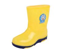 MOVAWAKY Waterproof Boots Kids, Everyday rain Boots Wellies Child for Kids Non-Slip Tread for Safety Great School and Garden Activities Junior Sizes Yellow