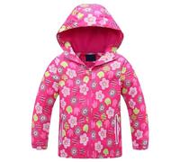 MOVAWAKY Waterproof Coat, Winter Waterproof Jacket Windproof Toddler Long Sleeve Coat Rain Jacket Rain Boy Cartoons Clothes Soft Light and Thin 1-15 Years