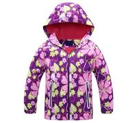 MOVAWAKY Waterproof Coat, Winter Waterproof Jacket Windproof Toddler Long Sleeve Coat Rain Jacket Rain Boy Cartoons Clothes Soft Light and Thin 1-15 Years