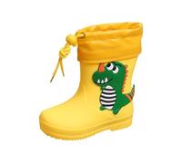 MOVAWAKY Wellies Children, Unisex Children's rain Boots Toddler Shoes Baby Waterproof Booties Lightweight for All-Day Comfort Infant Sized Wellington Boots for Toddler/Little Kid/Big Kid Yellow